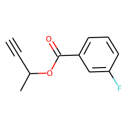 3-Fluorobenzoic acid, but-3-yn-2-yl ester