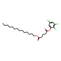 Glutaric acid, tetradecyl 2,3,5-trichlorophenyl ester