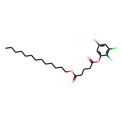 Glutaric acid, 2,3,5-trichlorophenyl tridecyl ester