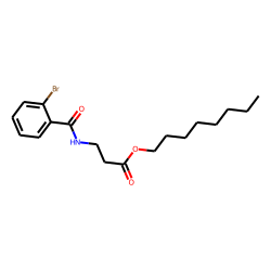 «beta»-Alanine, N-(2-bromobenzoyl)-, octyl ester