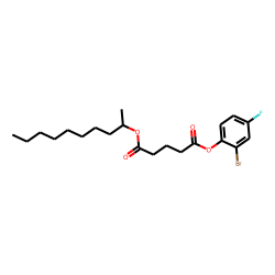 Glutaric acid, dec-2-yl 2-bromo-4-fluorophenyl ester