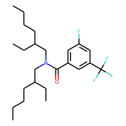 3-Fluoro-5-trifluoromethylbenzamide, N,N-di(2-ethylhexyl)-