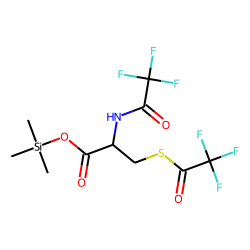 L-Cysteine, N,S-bis(trifluoroacetyl)-, trimethylsilyl ester
