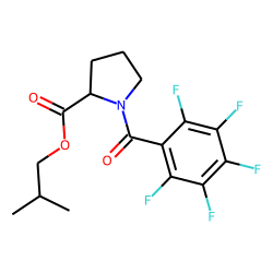 L-Proline, N-(pentafluorobenzoyl)-, isobutyl ester