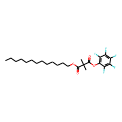 Dimethylmalonic acid, pentafluorophenyl tridecyl ester