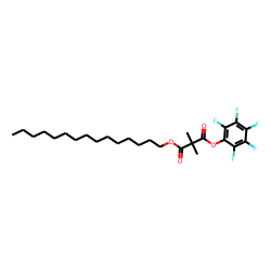 Dimethylmalonic acid, pentadecyl pentafluorophenyl ester