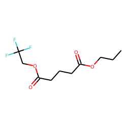 Glutaric acid, 2,2,2-triluoroethyl propyl ester