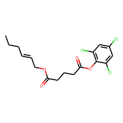 Glutaric acid, hex-2-en-1-yl 2,4,6-trichlorophenyl ester
