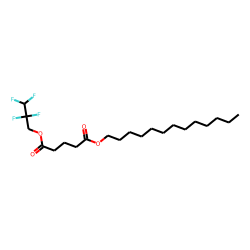 Glutaric acid, 2,2,3,3-tetrafluoropropyl tridecyl ester