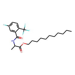 D-Alanine, N-(5-fluoro-2-trifluoromethylbenzoyl)-, undecyl ester