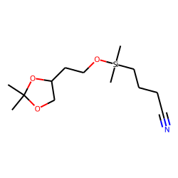 4-(2-Hydroxyethyl)-2,2-dimethyl-1,3-dioxolane, (3-cyanopropyl)dimethylsilyl ether