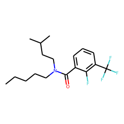 Benzamide, 2-fluoro-3-trifluoromethyl-N-pentyl-N-3-methylbutyl-