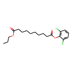 Sebacic acid, 2,6-dichlorophenyl propyl ester