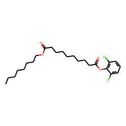 Sebacic acid, 2,6-dichlorophenyl octyl ester