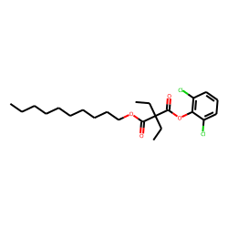 Diethylmalonic acid, decyl 2,6-dichlorophenyl ester