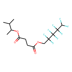 Succinic acid, 2,2,3,3,4,4,5,5-octafluoropentyl 3-methylbut-2-yl ester