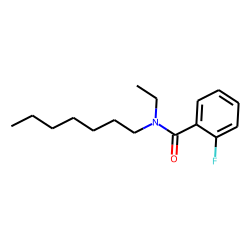 Benzamide, 2-fluoro-N-ethyl-N-heptyl-