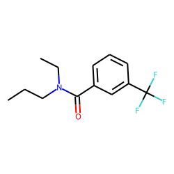 Benzamide, 3-trifluoromethyl-N-ethyl-N-propyl-