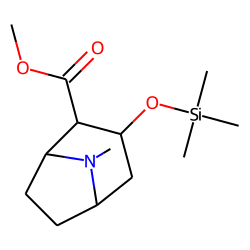 Ecgonine methyl ester, trimethylsilyl ether