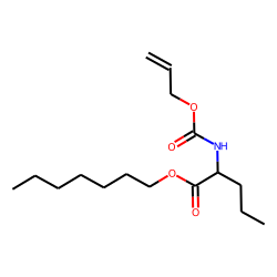 l-Norvaline, N-allyloxycarbonyl-, heptyl ester