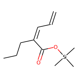(E)-2,4-Pentanedienoic acid, 2-propyl, trimethylsilyl ester
