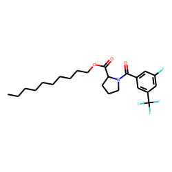 L-Proline, N-(3-fluoro-5-trifluoromethylbenzoyl)-, decyl ester