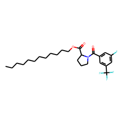 L-Proline, N-(3-fluoro-5-trifluoromethylbenzoyl)-, dodecyl ester