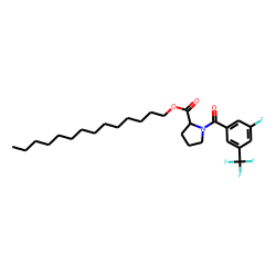 L-Proline, N-(3-fluoro-5-trifluoromethylbenzoyl)-, tetradecyl ester