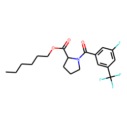 L-Proline, N-(3-fluoro-5-trifluoromethylbenzoyl)-, hexyl ester