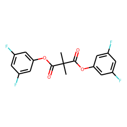 Dimethylmalonic acid, di(3,5-difluorophenyl) ester