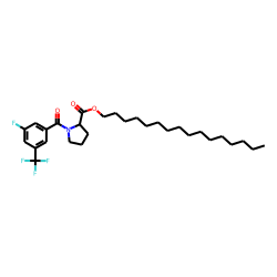 L-Proline, N-(3-fluoro-5-trifluoromethylbenzoyl)-, hexadecyl ester