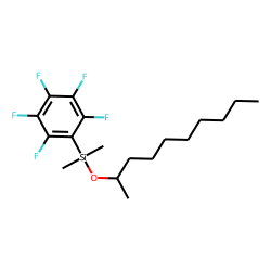Decan-2-ol, dimethylpentafluorophenylsilyl ether