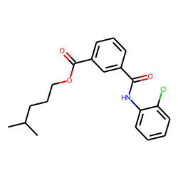 Isophthalic acid, monoamide, N-(2-chlorophenyl)-, isohexyl ester