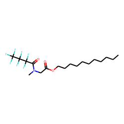 Sarcosine, n-heptafluorobutyryl-, undecyl ester