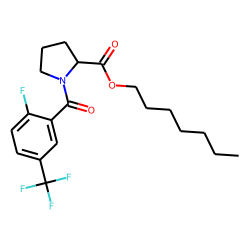 L-Proline, N-(2-fluoro-5-trifluoromethylbenzoyl)-, heptyl ester