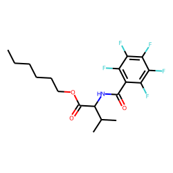 L-Valine, N-pentafluorobenzoyl-, hexyl ester