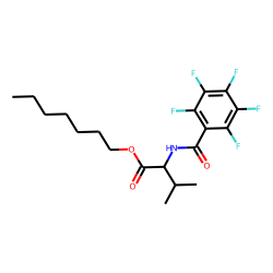L-Valine, N-pentafluorobenzoyl-, heptyl ester