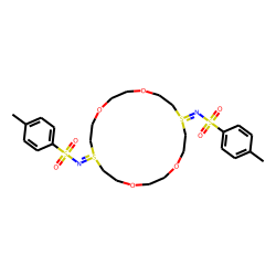 4,7,13,16-Tetraoxa-1,10-dithiacyclooctadecane-1,10-bis-p-tolyl-sulfonylimido- (alpha-form)