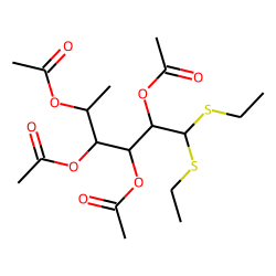 L-rhamnose, acetylated diethyldithioacetal derivative