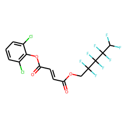 Fumaric acid, 2,6-dichlorophenyl 2,2,3,3,4,4,5,5-octafluoropentyl ester