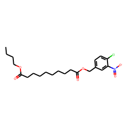 Sebacic acid, butyl 3-nitro-4-chlorobenzyl ester
