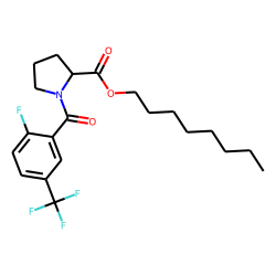 L-Proline, N-(2-fluoro-5-trifluoromethylbenzoyl)-, octyl ester