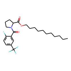 L-Proline, N-(2-fluoro-5-trifluoromethylbenzoyl)-, undecyl ester