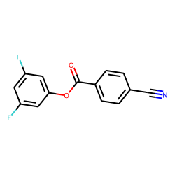 4-Cyanobenzoic acid, 3,5-difluorophenyl ester