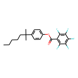 4(1,1-Dimethylhexyl)phenol, pentafluorobenzoyl ester