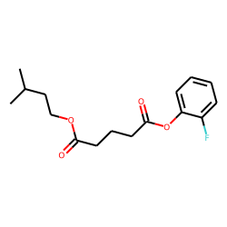 Glutaric acid, 2-fluorophenyl 3-methylbutyl ester