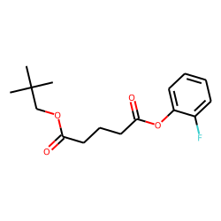Glutaric acid, 2-fluorophenyl neopentyl ester