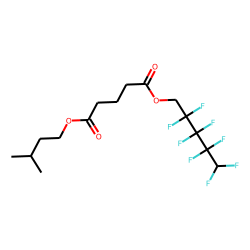 Glutaric acid, 2,2,3,3,4,4,5,5-octafluoropentyl 3-methylbutyl ester