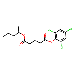 Glutaric acid, 2,4,6-trichlorophenyl 2-pentyl ester