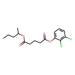 Glutaric acid, 2,3-dichlorophenyl 2-pentyl ester